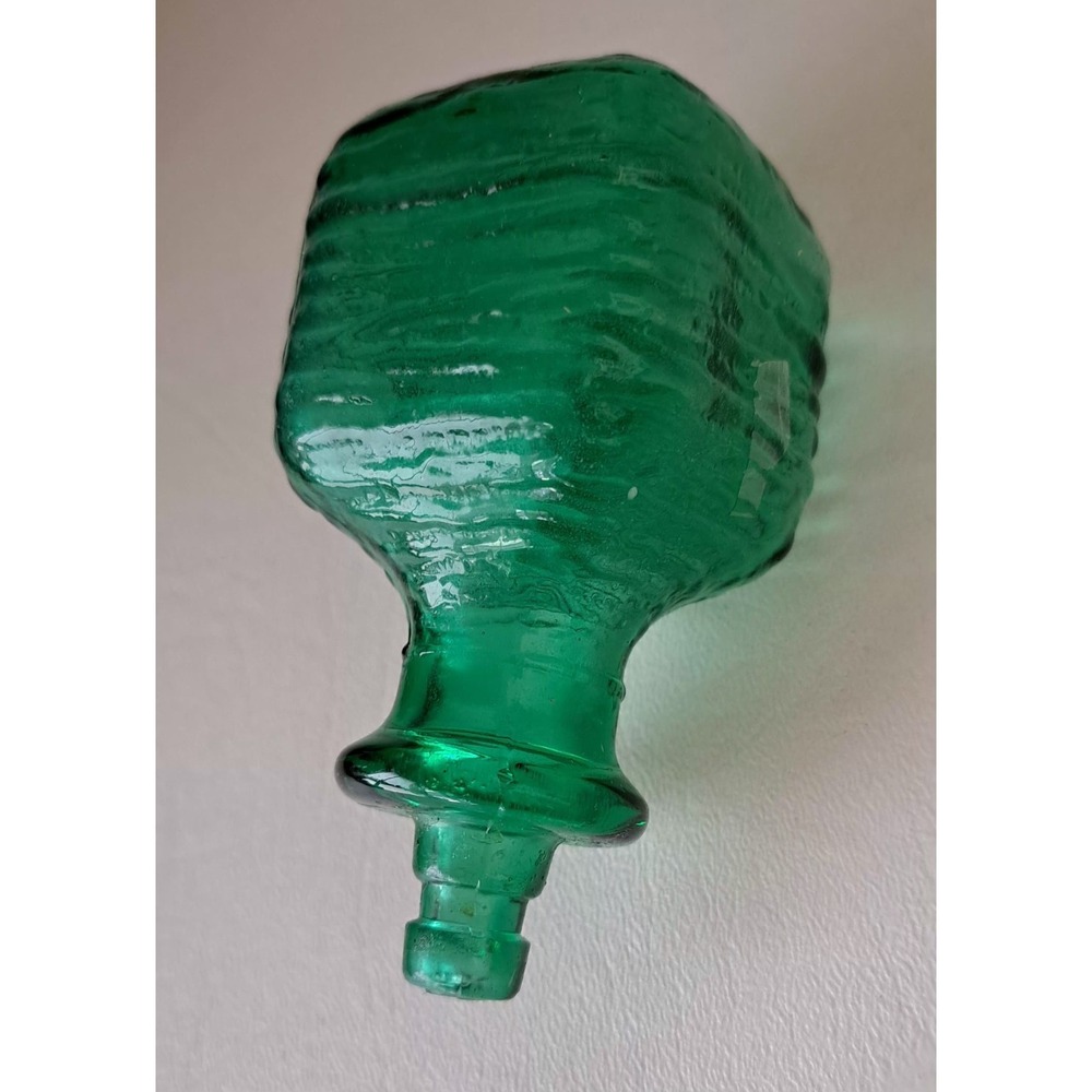 Vintage Green Glass Genie Bottle Stopper Only - Picture 4 of 7